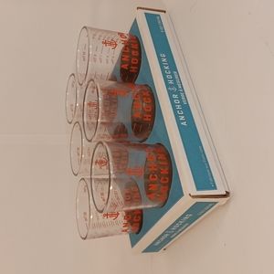 Anchor Hocking, Set of 6, Measuring Glasses